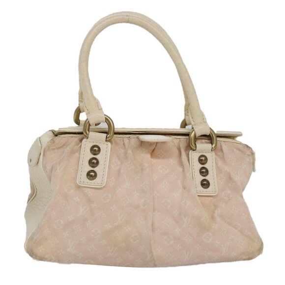 LOUIS VUITTON Monogram Mini Lin Trapeze PM Hand Bag Pink M40062 LV Auth bs16132 - Picture 1 of 15